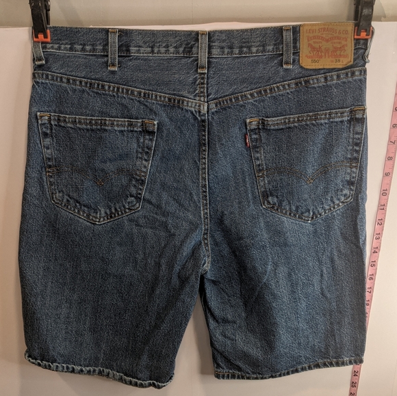 LEVI'S Men's 550 Relaxed Fit Denim Jeans Shorts SZ 38 - Picture 2 of 8
